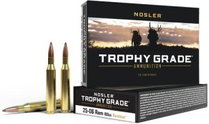 NOSLER TROPHY 25-06 REM 100GR - PARTITION TIP 20RD 10BX/CS