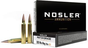 NOSLER MATCH 300 WIN MAG 210GR - REDUCED DRAG HPBT 20RD 10BX/CS