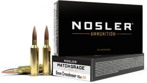 NOSLER MATCH 6MM CM 115GR - REDUCED DRAG HPBT 20RD 10BX/CS