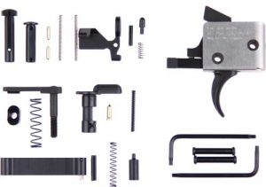 CMC AR15/AR10 LOWER PARTS KIT - WITH 3-3.5LB CURVED TRIGGER