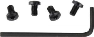 ED BROWN HEX HEAD GRIP SCREWS - BLUED 4-PACK FOR 1911