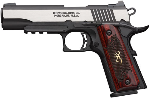 BROWNING 1911-380 BLACK LABEL - MEDALLION PRO 3.58" FS W/RAIL - Image 2