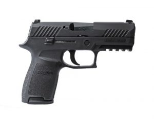 SIG P320 COMPACT 45ACP 3.9" - DAO SIGLITE (2)9RD POLY/BLACK