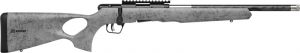 SAVAGE B22 22LR TIMBERLITE - THUMBHOLE 18" CF 10RD GRY WOOD