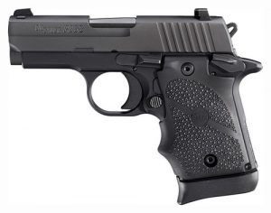 SIG P938 BRG 9MM 3" SAO - SIGLITE (1)7RD RUBBER/BLACK