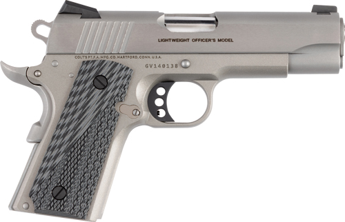 COLT LIGHTWEIGHT OFFICER 45ACP - 4.25" 8-SH SS TWO TONE
