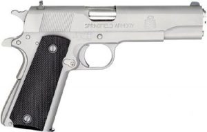 SPRINGFIELD MIL-SPEC 1911   45 - ACP 5" 7RD STAINLESS CA COMP