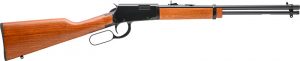 Rossi Rio Bravo Lever Action Rifle - Black | .22 LR | 18" Barrel | 15rd | German Beechwood Stock & Forend