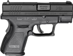 SPRINGFIELD XD SUB-COMPACT 9MM - 3" 10RD ESSENTIALS PACKAGE