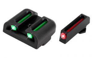 Truglo Fiber-Optic Sights (High) Fit Glock 20 21 25 28 29 30 31 32 37 40 and 41 - Front Red/Rear Green