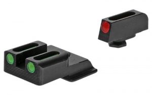 Truglo Fiber Optic Sight Set S&W M&P 380EZ - Red Front Green Rear