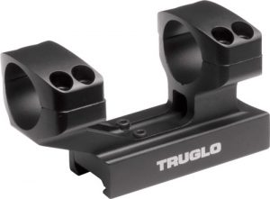 TRUGLO 1-PIECE PICATINNY RISER - SCOPE MOUNT 1"HEIGHT 1" RINGS