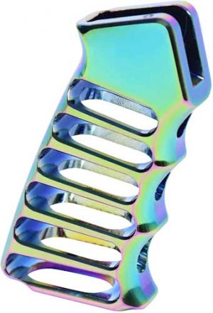 GUNTEC ULT LIGHT SKELETONIZED - PISTOL GRIP RAINBOW PVD COATED