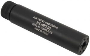 GUNTEC AR15 SLIP OVER FAKE - SUPPRESSOR BLACK