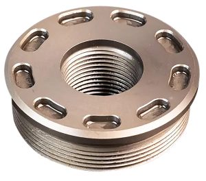 SILENCERCO BRAVO DIRECT THREAD MOUNT TITANIUM 5/8X24