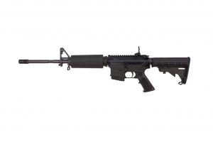 Bushmaster M4 Patrolman's Flat Top Rifle 5.56 NATO 10rd Magazine 16" Barrel Black CA  Compliant