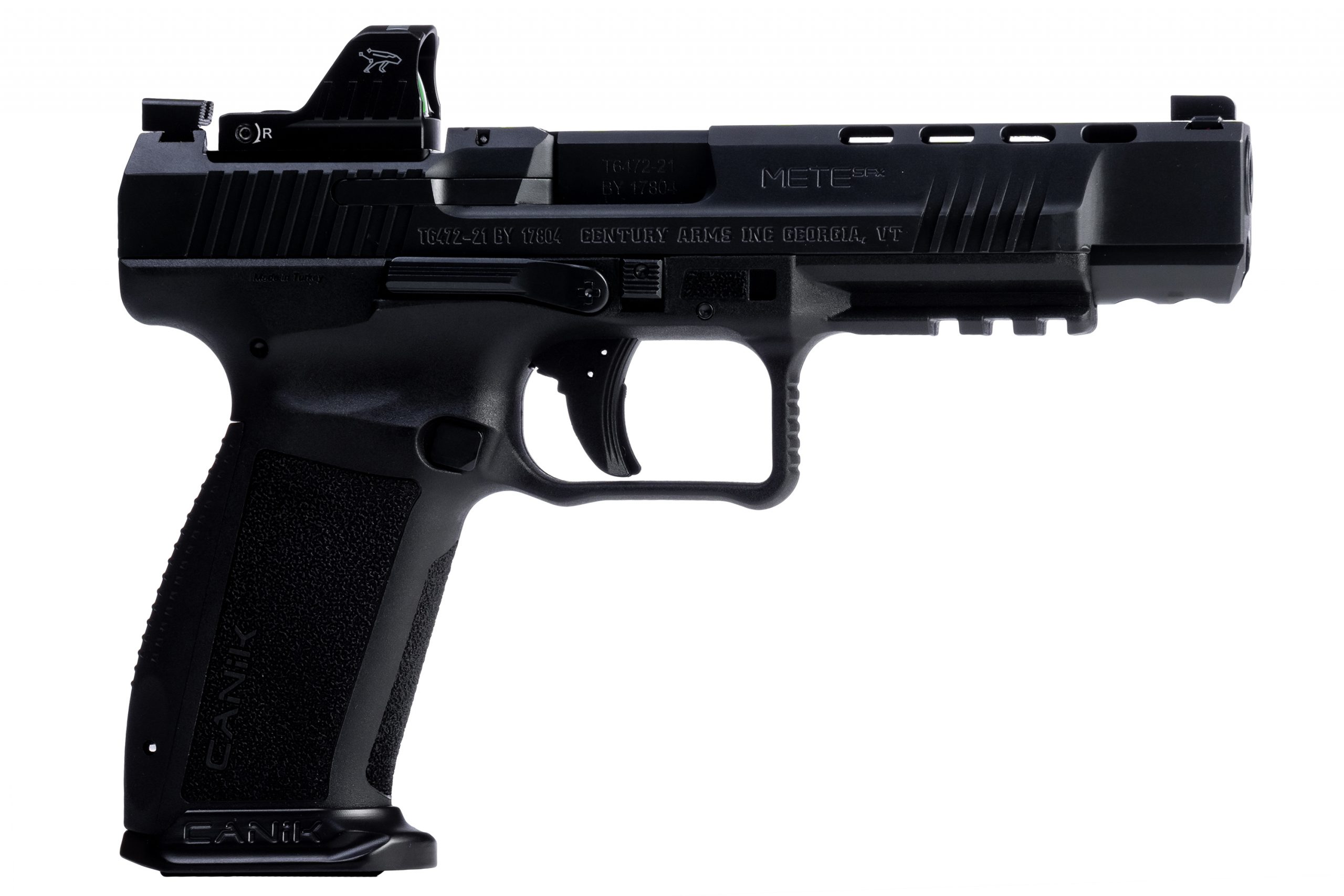 CANIK METE SFx Pistol - Black | 9mm | 5.2" Barrel | 1 - 20rd & 1 - 18rd Mag | Full Accessory Kit | Includes MeCanik MO1 Optic