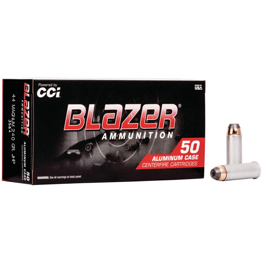 CCI 44 REM MAG 240 GR JHP BLAZER 50 RD/BX 20 BX/CS