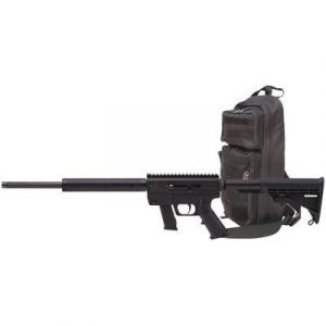 Just Right Carbine Gen3 Safe Takedown Rifle 9mm Luger 10rd Glock Style Magazine 17" Barrel Black 17in Thordsen Stock w/Slingpack
