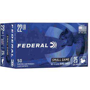FEDERAL 22 LR NO. 10 LEAD BIRD SHOT "GAME-SHOK" 50 RD/BX 50 BX/CS