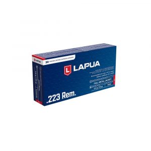 Lapua Rifle Ammuntion .222 Rem 55gr FMJ 2887 fps 20/ct