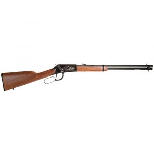Rossi Rio Bravo Lever Action Rifle - Black | .22 LR | 18" Barrel | 15rd | Hardwood Stock & Forend | Eagle Engraving