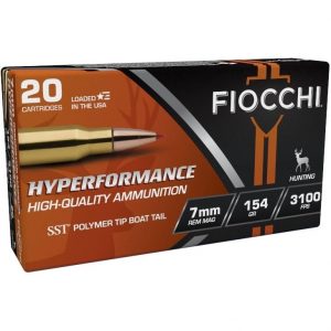 FIOCCHI 7MM REM MAG 154GR SST - 20RD 10BX/CS