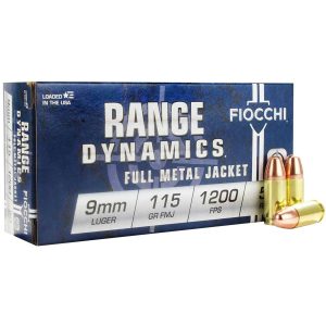 FIOCCHI 9MM 115GR FMJ 50RD BX 1000RD CASE