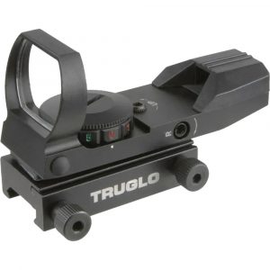 TRUGLO RED DOT OPEN 4 RETICLE BLACK