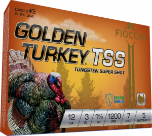 FIOCCHI GOLDEN TURKEY TSS 12GA - 3" 1-5/8OZ #7 5RD 10BX/CS