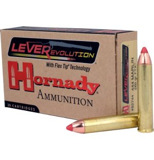 HORNADY LEVERREVOLUTION 444 MARLIN 265GR 20RD BX 200RD CASE