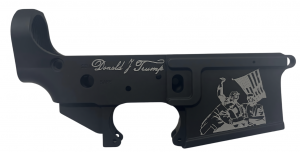 MENKE INDSTRY BILLET LWR RCVR MULTI BLK TRUMP EXCLUSIVE