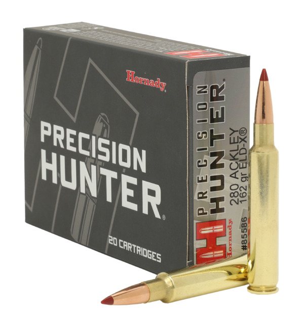 HORNADY PRECISION HUNTER 280 - ACK IMP 162GR ELDX 20RD 10BX/C