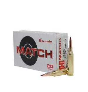 HORNADY MATCH 260 REM 130GR - ELD 20RD 10BX/CS