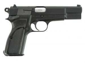 SDS Imports Inglis L9A1 Hi-Power Handgun 9mm Luger 15rd Magazines(2) 4.7'' Barrel Black Chromate Finish